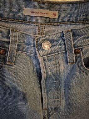 Levi's Light Blue Wedgie Straight Fit Woman's Jeans - Size 26